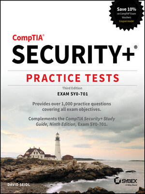 cover image of CompTIA Security+ Practice Tests
